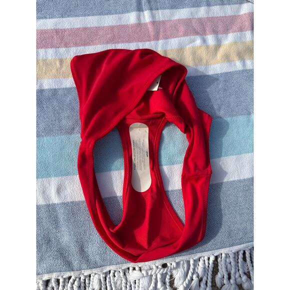 NWT, Women, Aerie, Bikini Bottom, Red, Sz L - Picture 6 of 6
